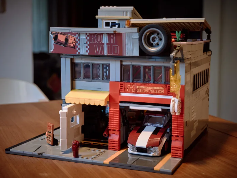 Lumibricks L9088 – Straßen-MOD-Garage
