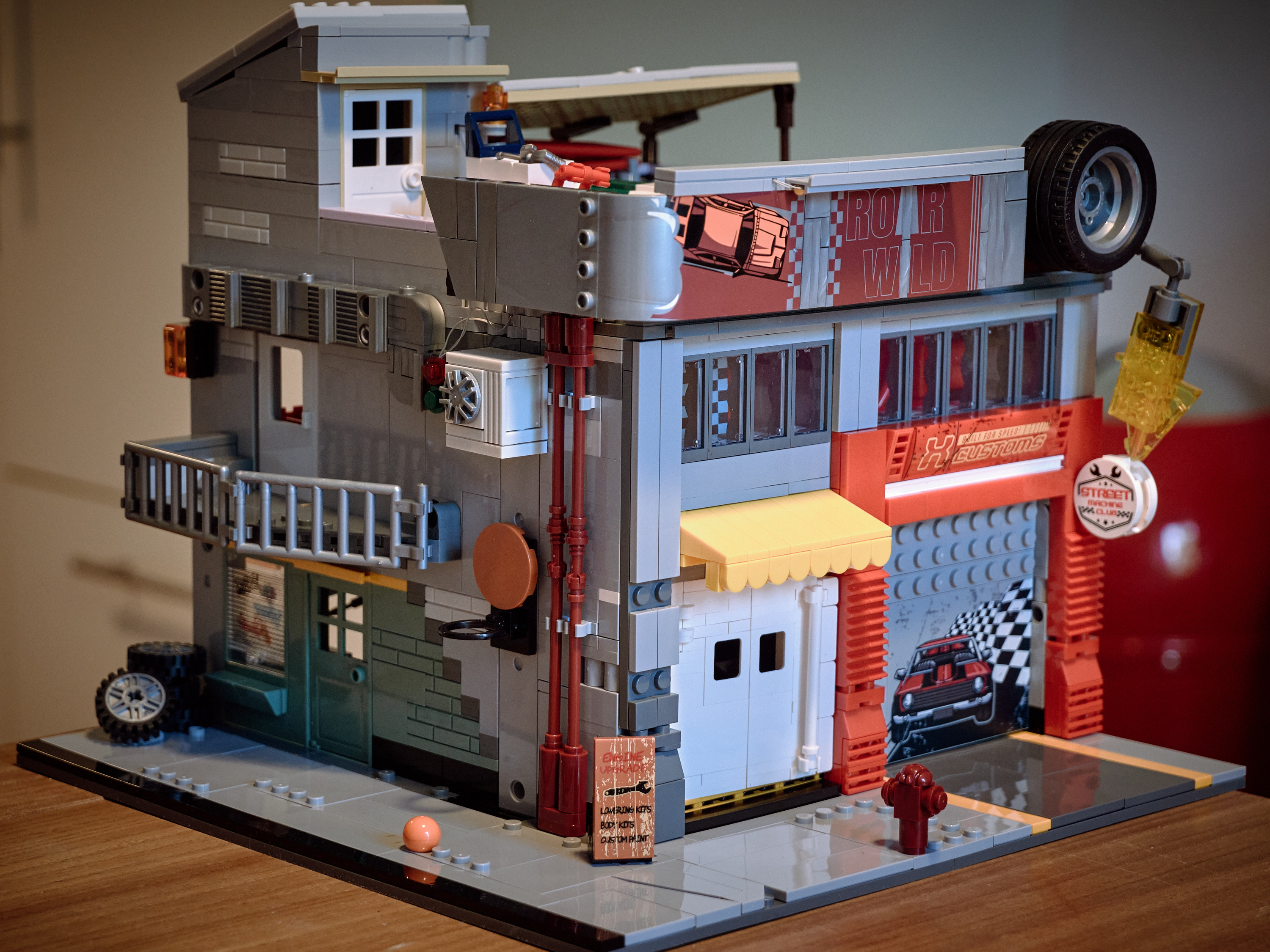 Lumibricks L9088 – Straßen-MOD-Garage