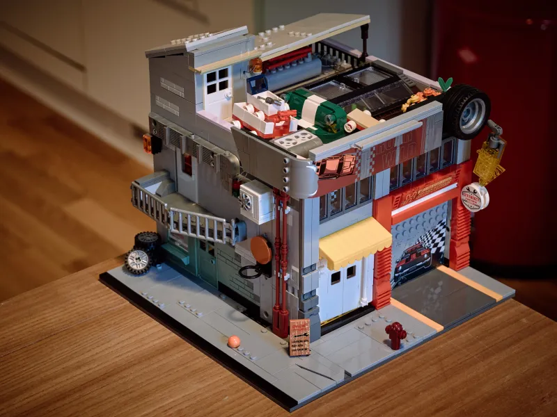 Lumibricks L9088 – Straßen-MOD-Garage