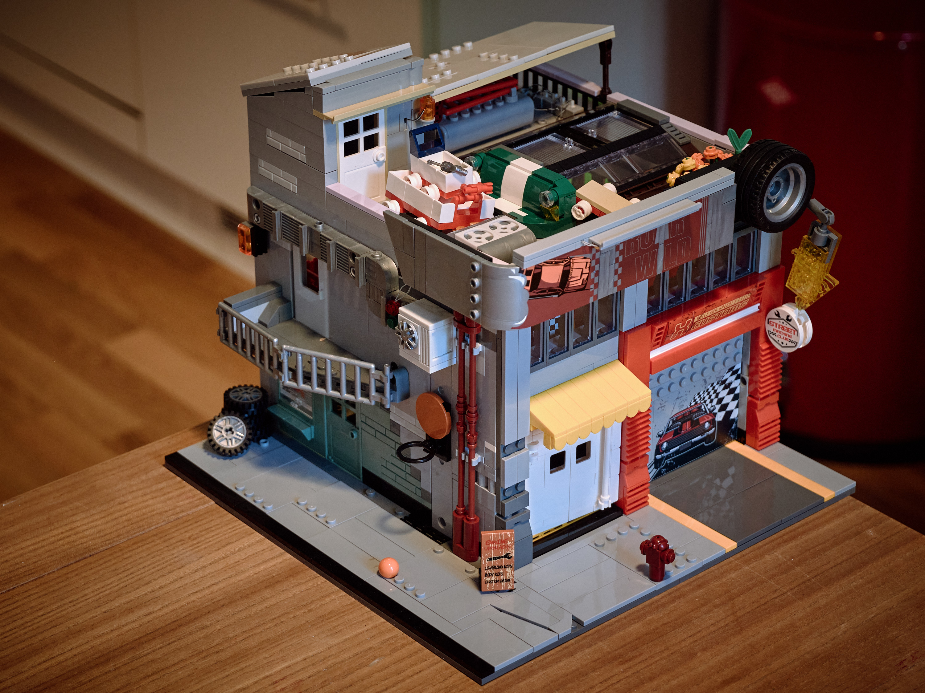 Lumibricks L9088 – Straßen-MOD-Garage